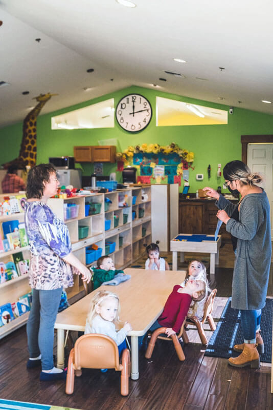Toddler town at Bend Immersion Preschool